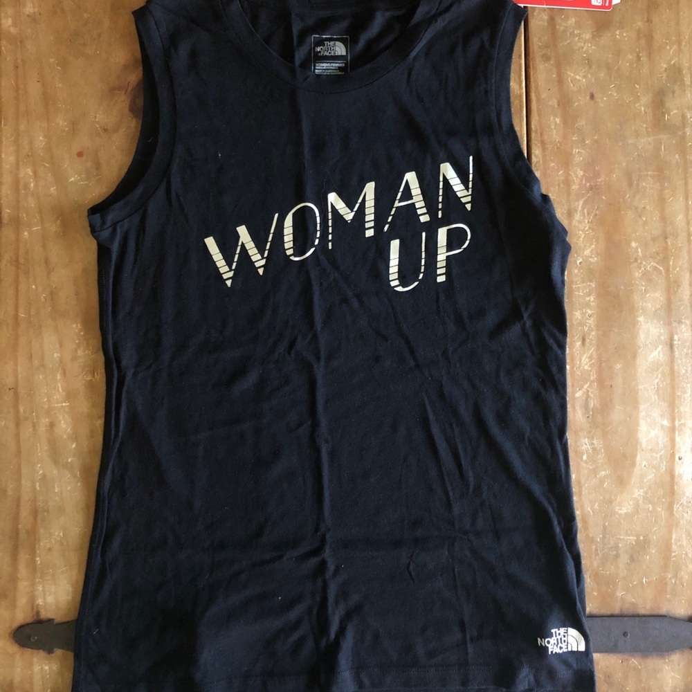 Woman Up North Face Athletic Tank Top